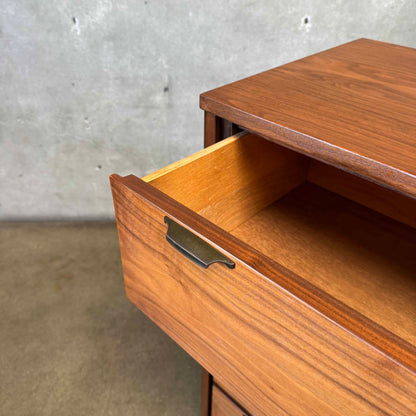 Mid Century Modern Walnut Highboy Dresser