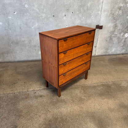 Mid Century Modern Walnut Highboy Dresser