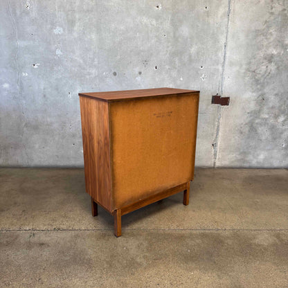 Mid Century Modern Walnut Highboy Dresser