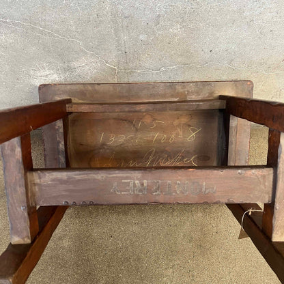 Monterey Furniture Bench / Side Table - Smoky Finish