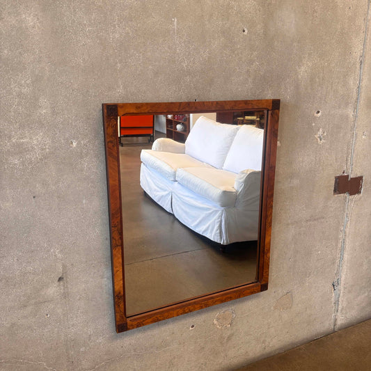 Pennsylvania Dutch Burl Wood Mirror