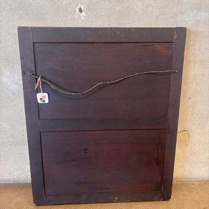 Pennsylvania Dutch Burl Wood Mirror