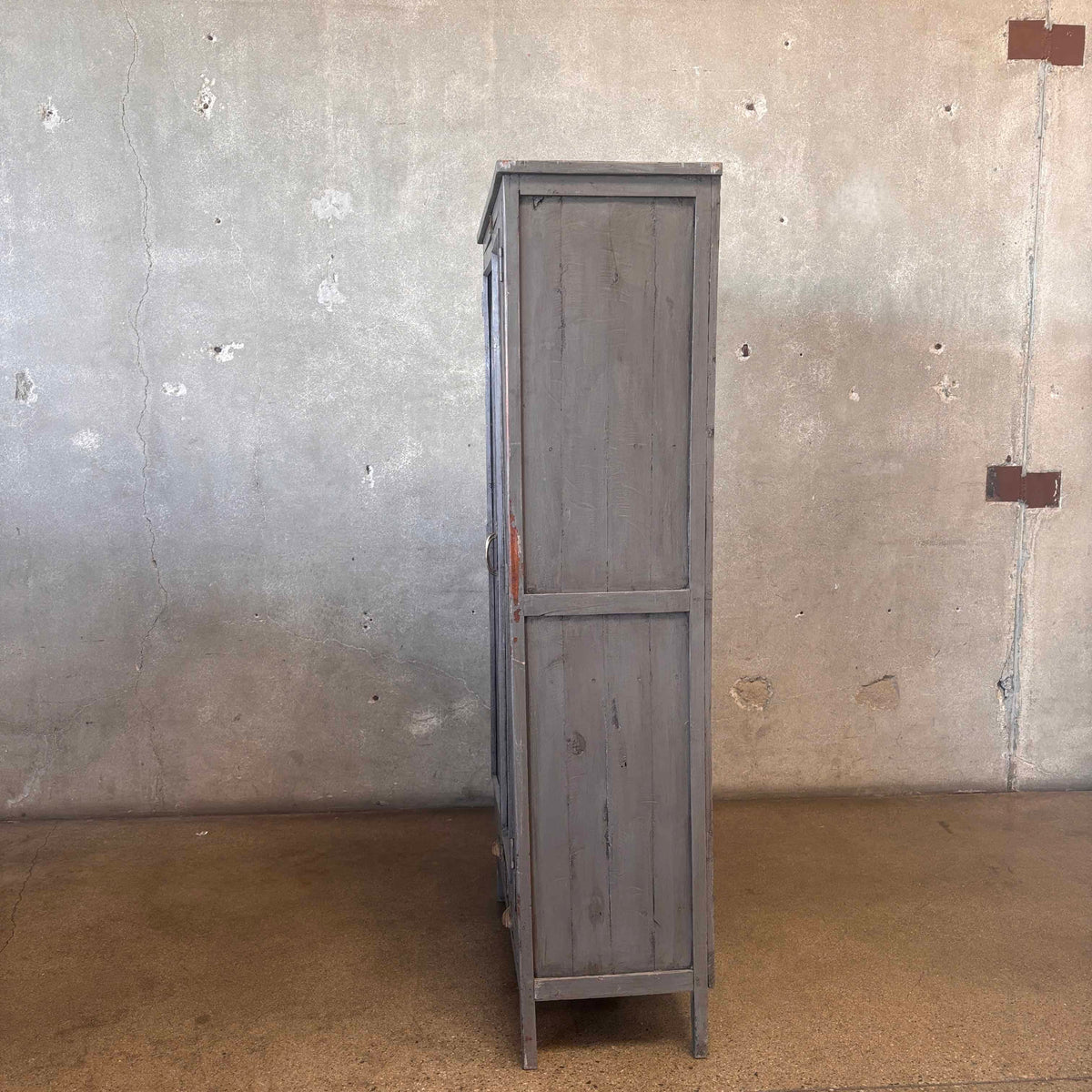 Vintage Wood Cabinet W/ Shelves