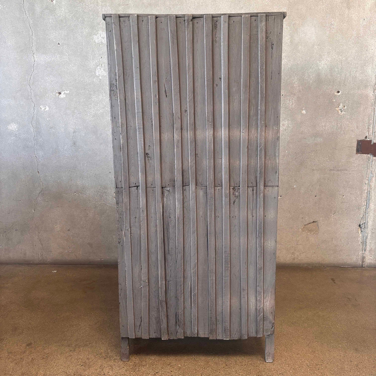 Vintage Wood Cabinet W/ Shelves