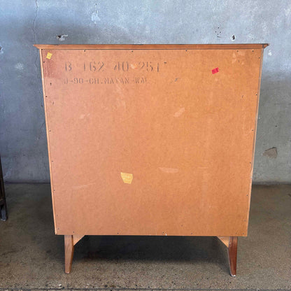 "Mayan" Highboy Dresser By Bassett C. 1960