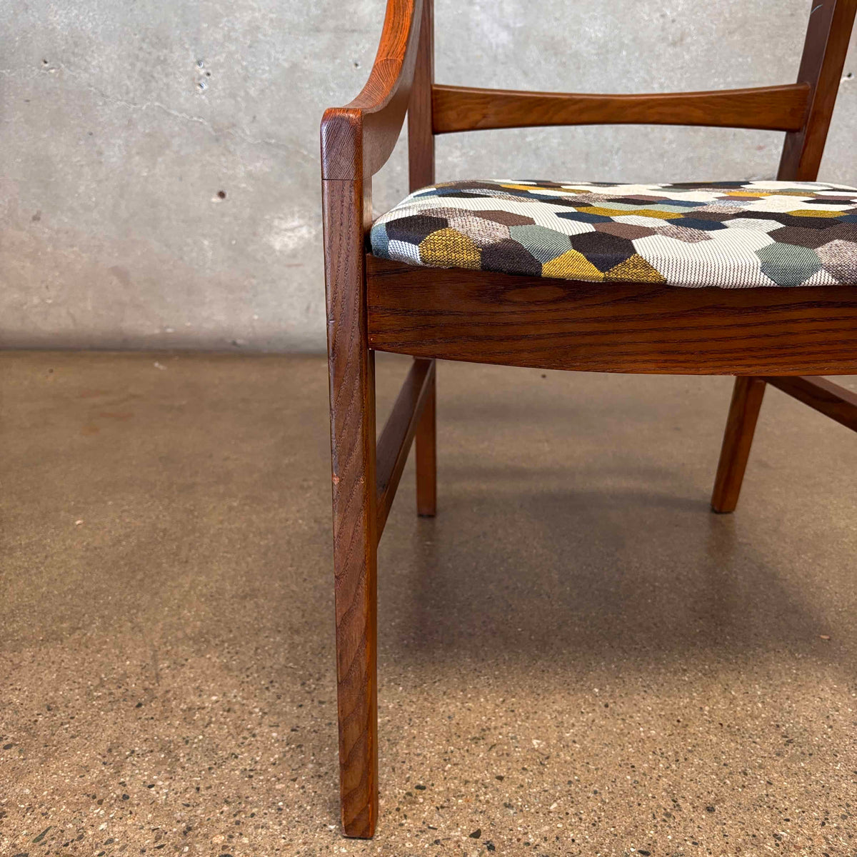 Pair Of MCM Side Chairs New Upholstery 1960's