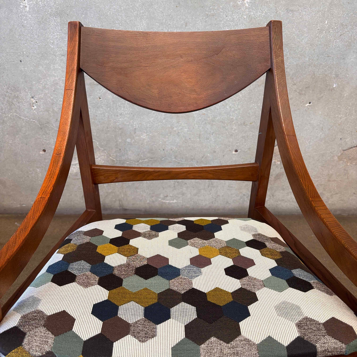 Pair Of MCM Side Chairs New Upholstery 1960's