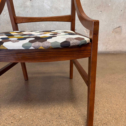 Pair Of MCM Side Chairs New Upholstery 1960's