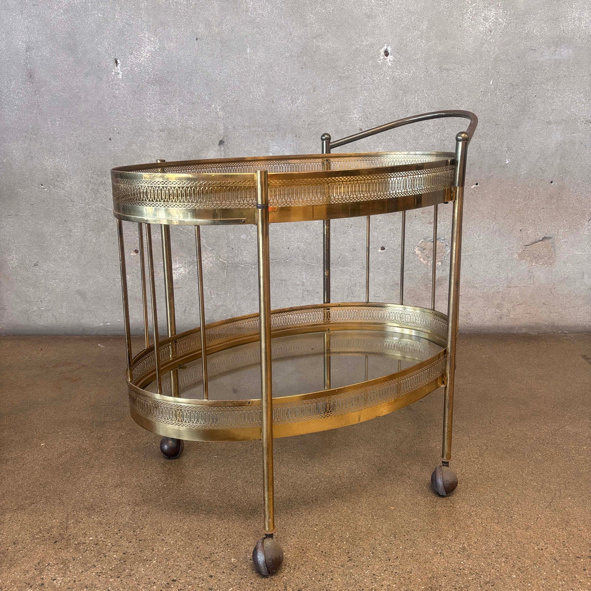 Gold Bar Cart 1960's