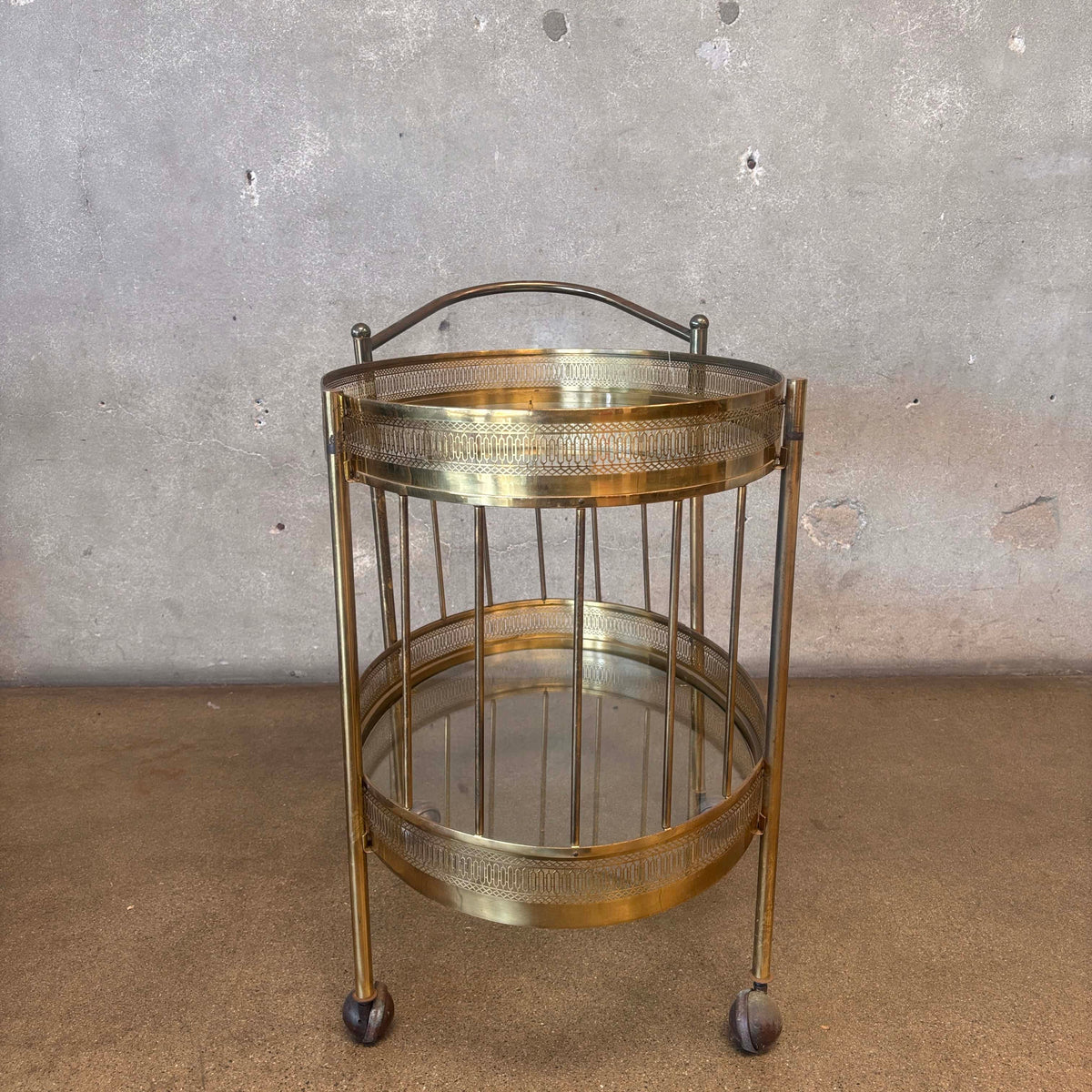 Gold Bar Cart 1960's