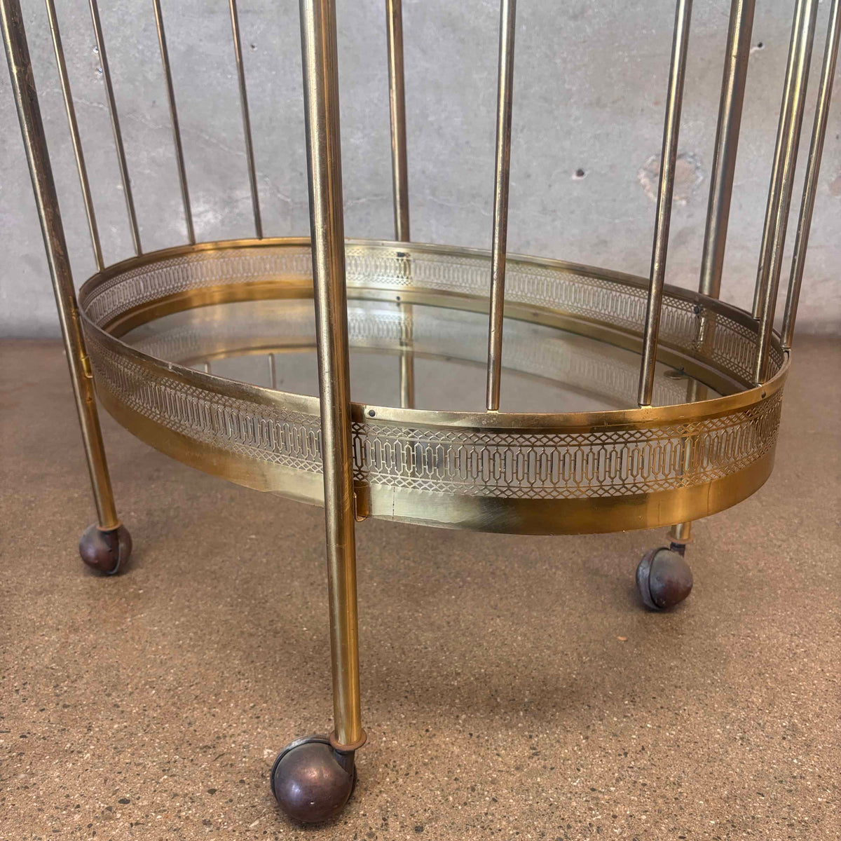 Gold Bar Cart 1960's