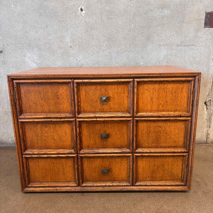 1960's Henredon Side Table Drawers "Custom Folio Three"