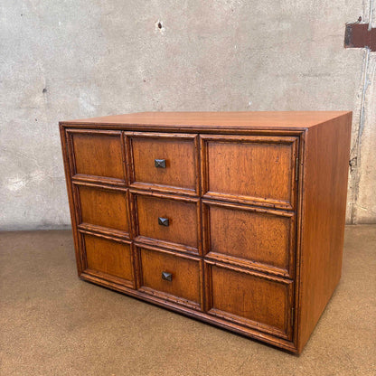 1960's Henredon Side Table Drawers "Custom Folio Three"