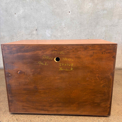 1960's Henredon Side Table Drawers "Custom Folio Three"