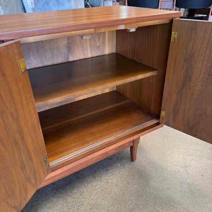 Mid Century Modern Walnut Credenza By Basset