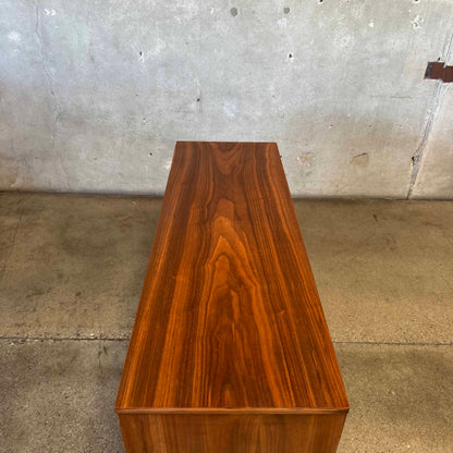 Mid Century Modern Walnut Credenza By Basset
