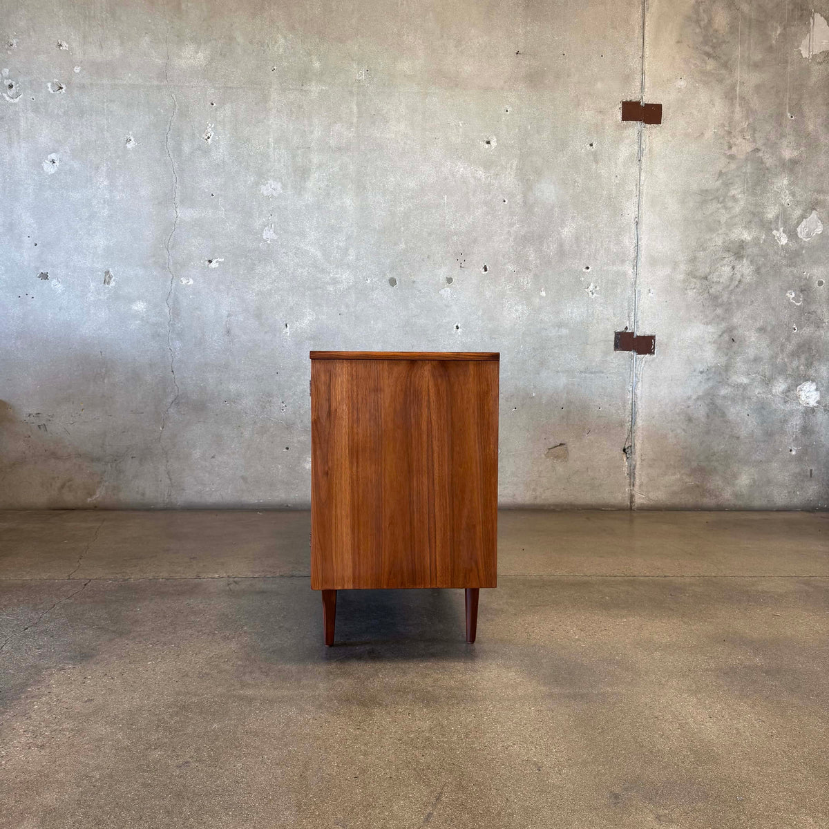 Mid Century Modern Walnut Credenza By Basset
