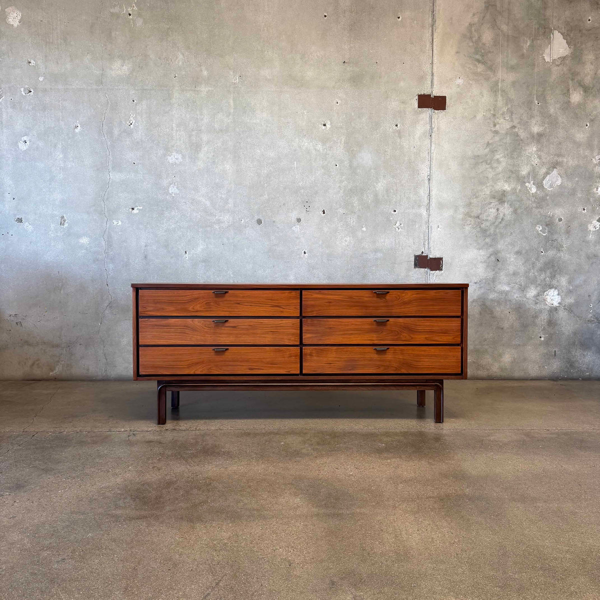 Mid Century Modern Walnut Dresser