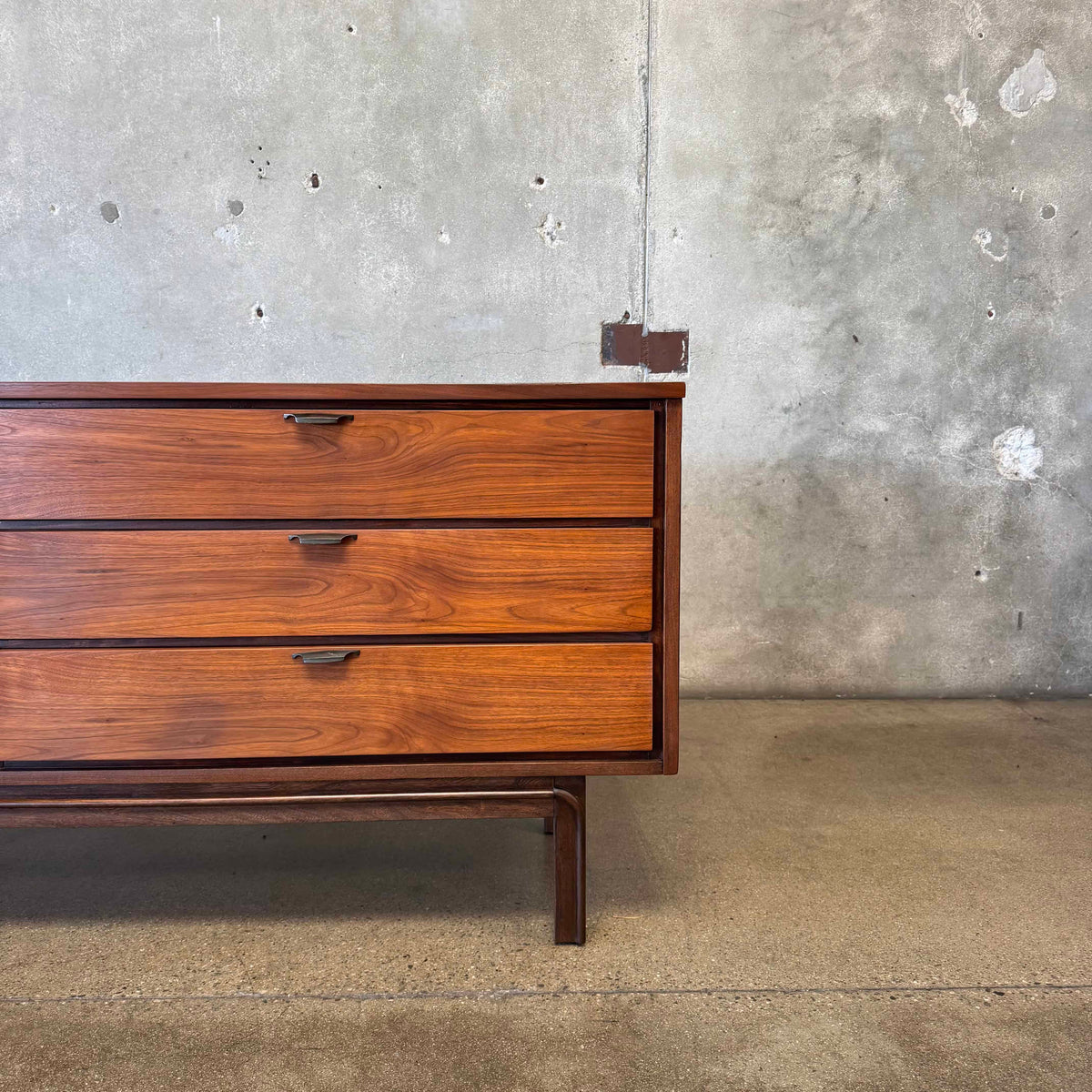 Mid Century Modern Walnut Dresser