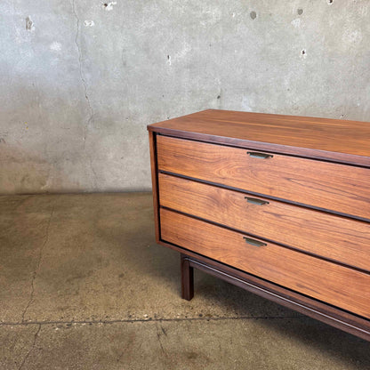Mid Century Modern Walnut Dresser