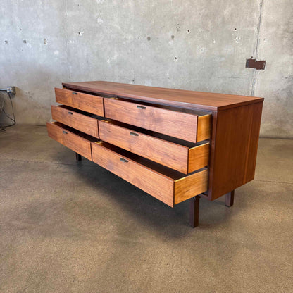 Mid Century Modern Walnut Dresser
