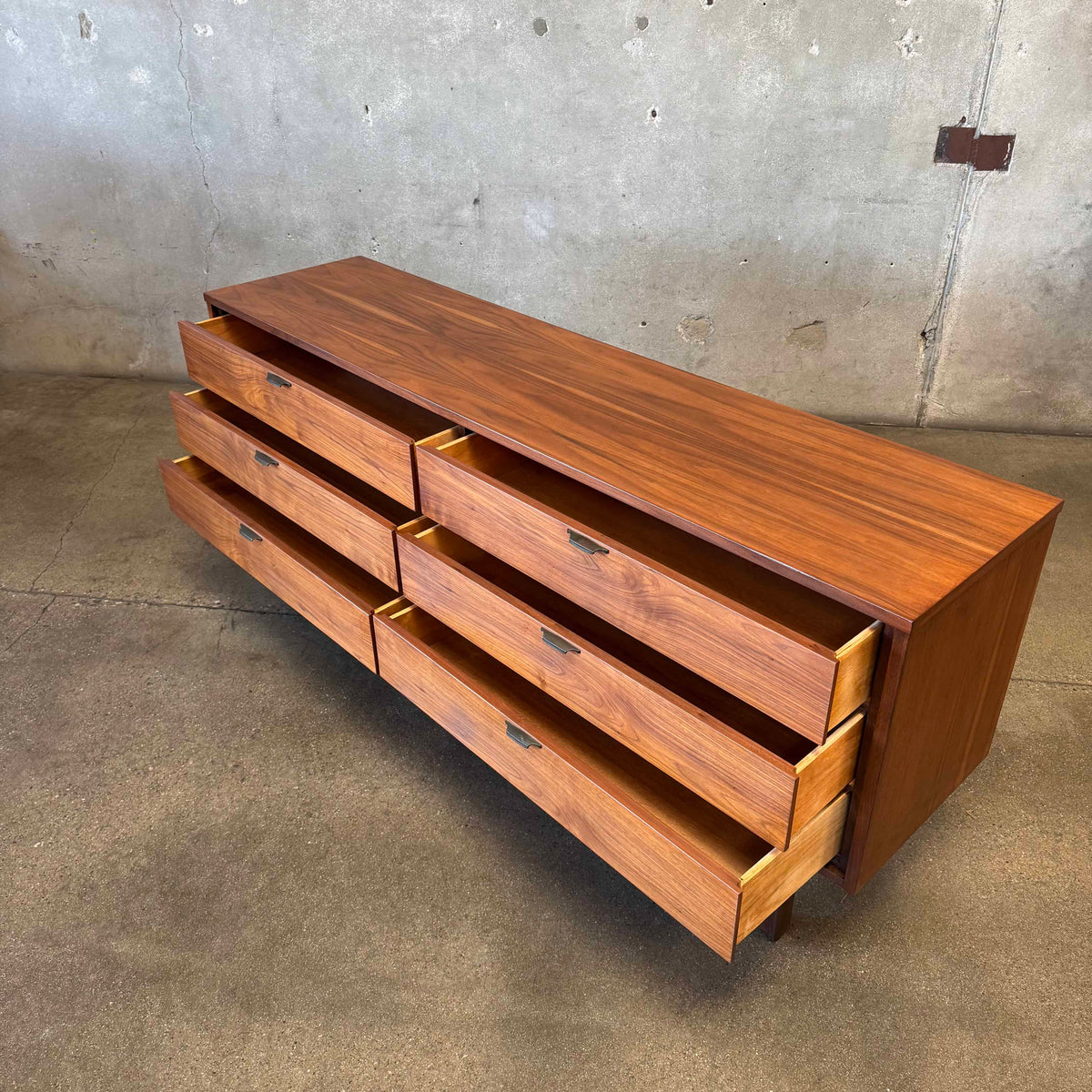 Mid Century Modern Walnut Dresser