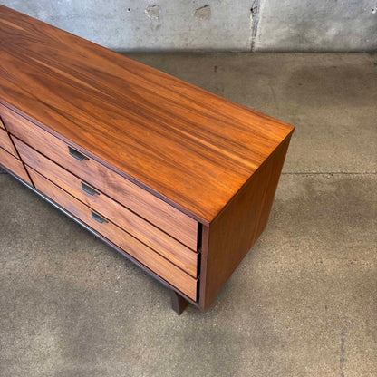 Mid Century Modern Walnut Dresser