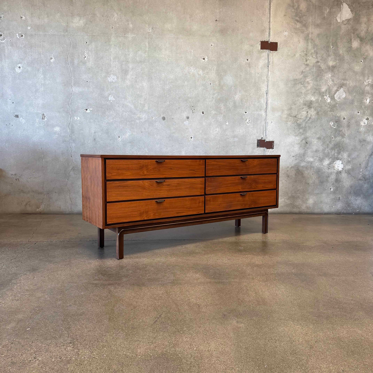 Mid Century Modern Walnut Dresser
