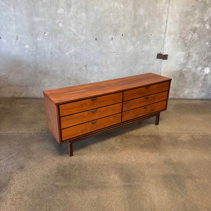 Mid Century Modern Walnut Dresser