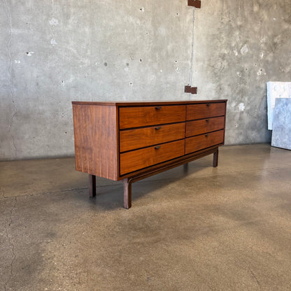 Mid Century Modern Walnut Dresser