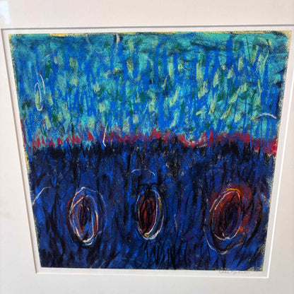 MC Painting Of Art Class Scene Acrylic On Board - Signed & Dated 1950