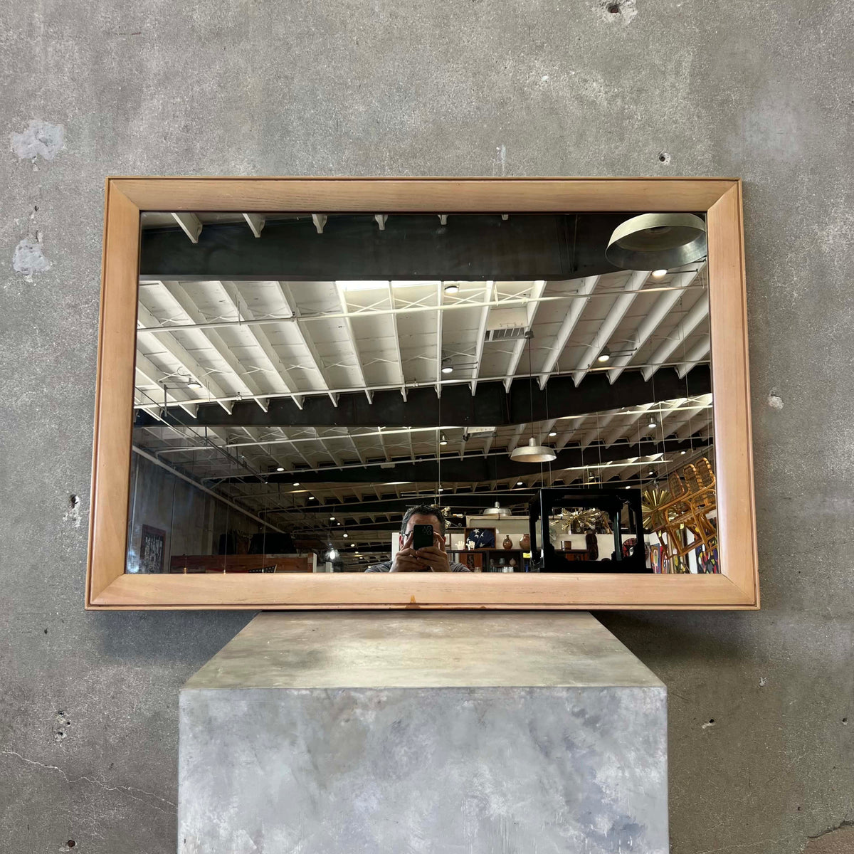 1950's Solid Ash Mirror