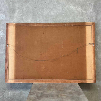 1950's Solid Ash Mirror