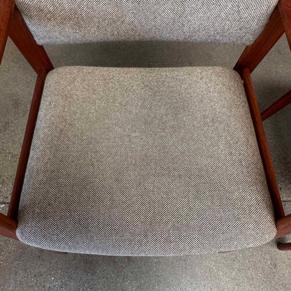 Pair Of Danish Teak Accent Chairs By Komfort