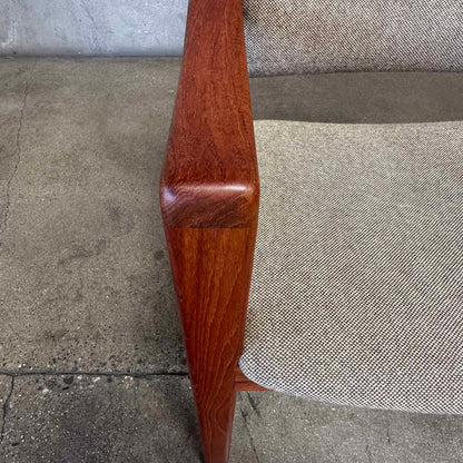 Pair Of Danish Teak Accent Chairs By Komfort
