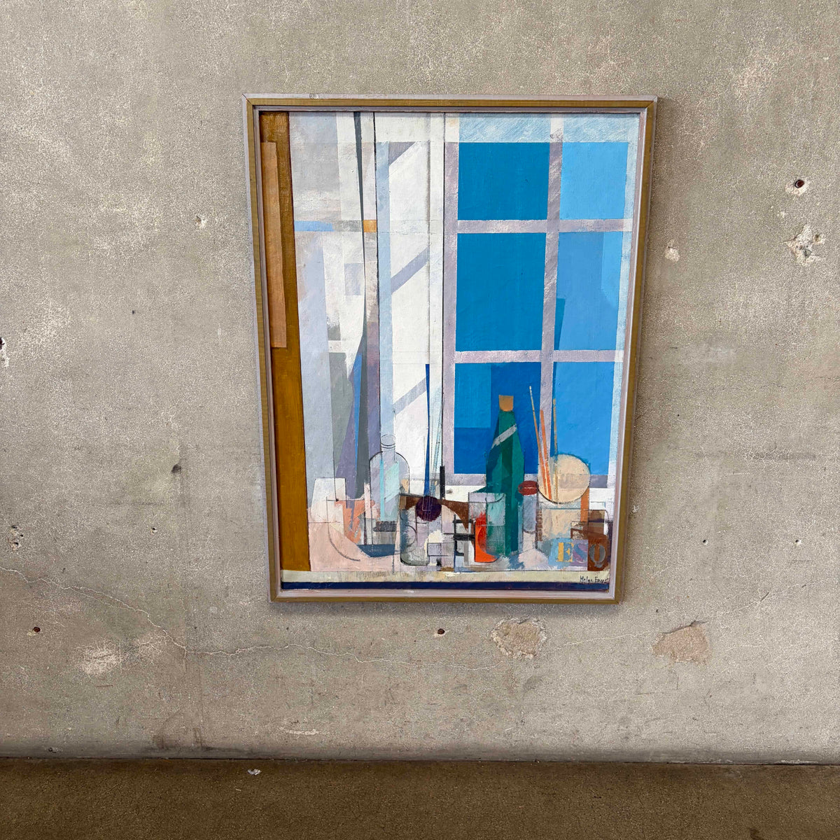 Helge Ernst Painting on Canvas