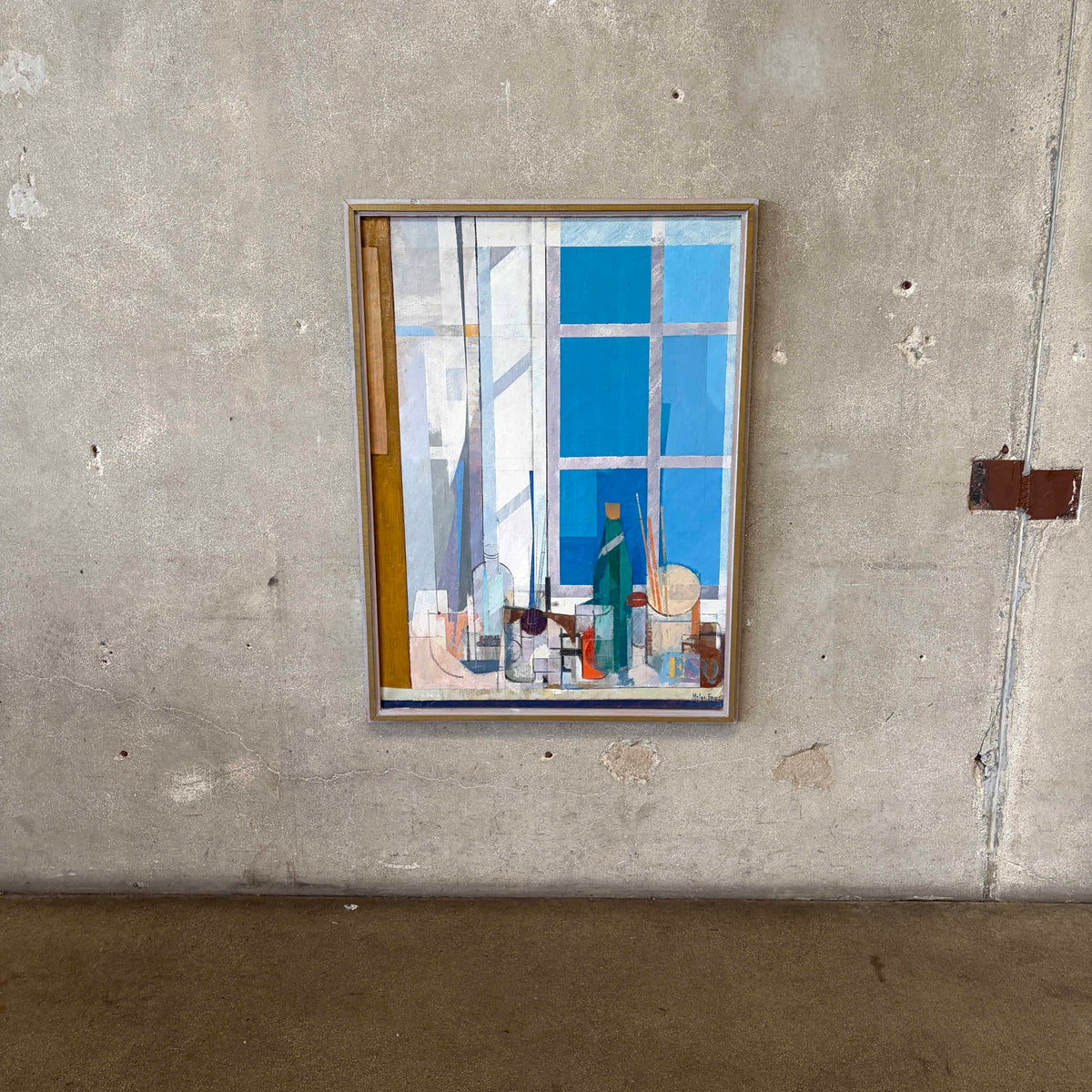 Helge Ernst Painting on Canvas