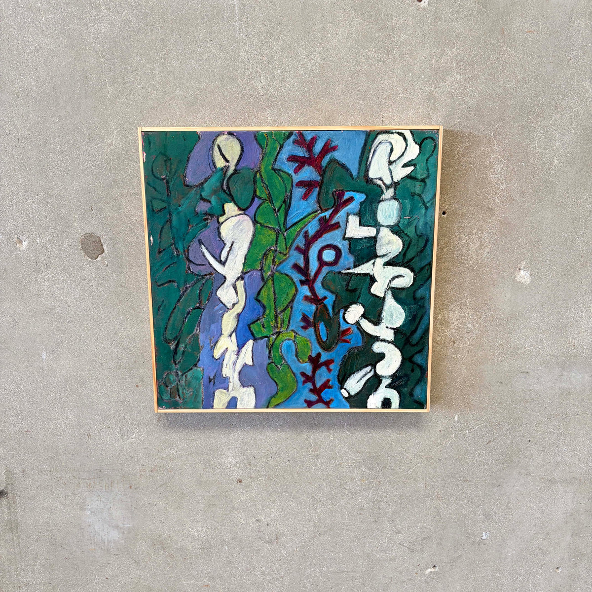 Helge Ernst Painting on Canvas