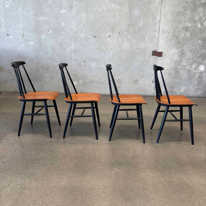 Mid Century "Pia" Dining Chairs Norway Set of 4