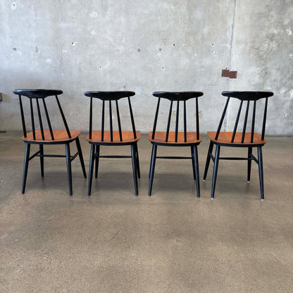 Mid Century "Pia" Dining Chairs Norway Set of 4