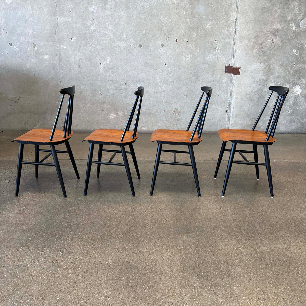Mid Century "Pia" Dining Chairs Norway Set of 4