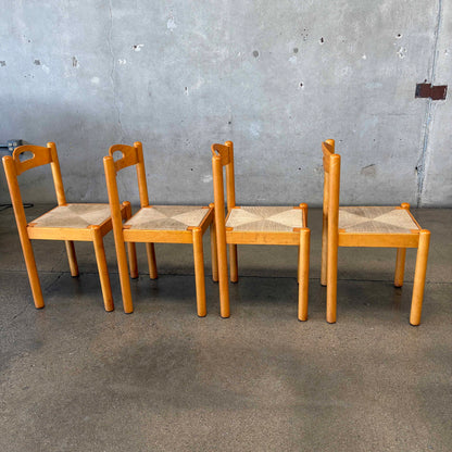 Mid Century Italian Dining Chairs, Italy set of 4