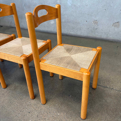 Mid Century Italian Dining Chairs, Italy set of 4