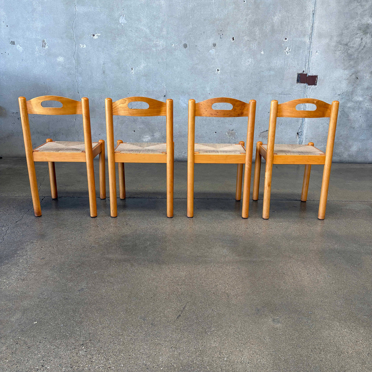 Mid Century Italian Dining Chairs, Italy set of 4