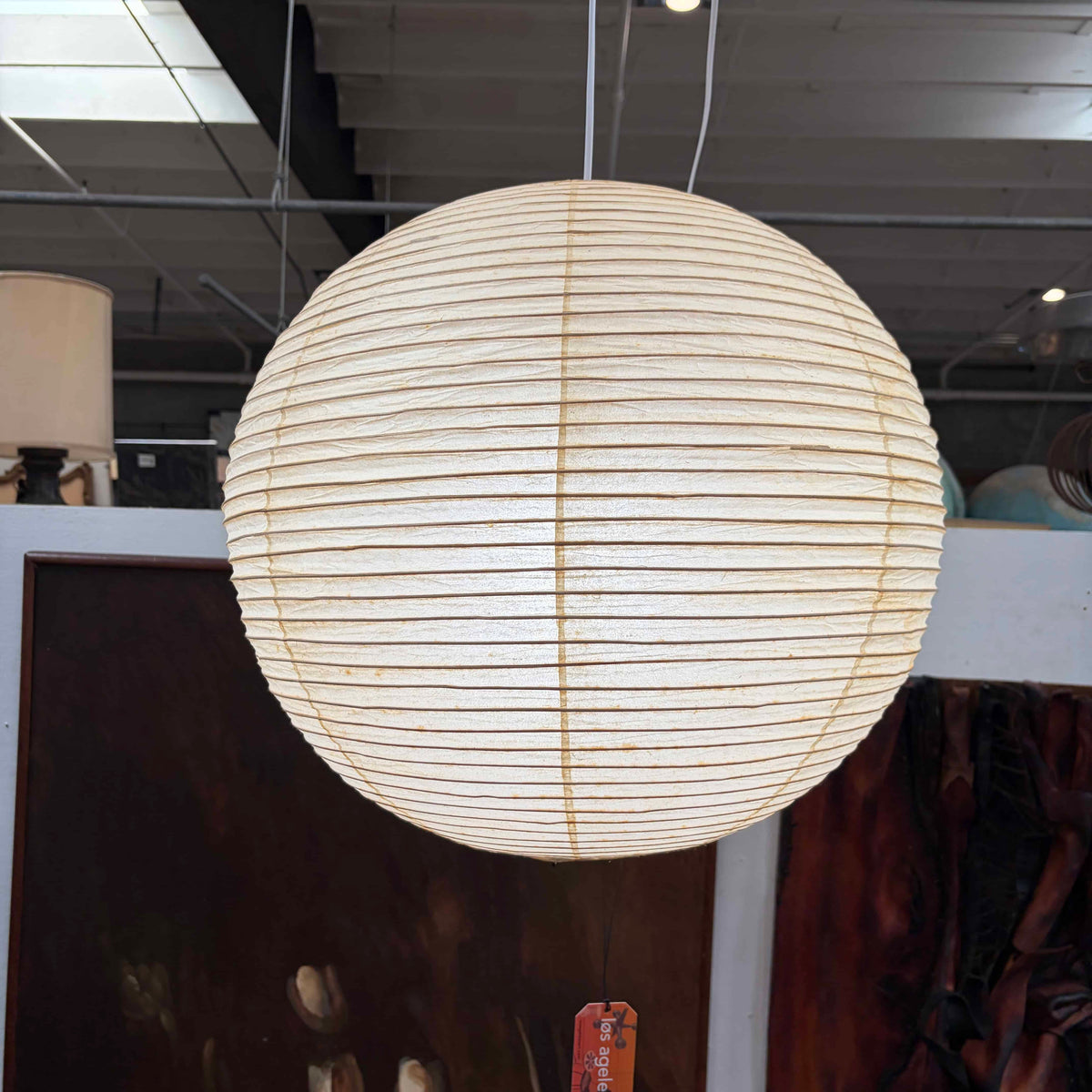 Vintage Isamu Noguchi Akari Pendant Lamp Model 55A