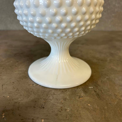 Milk Glass Swung Vase