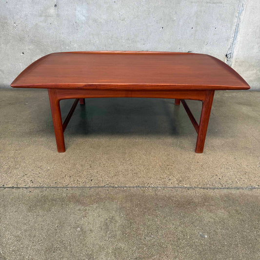 Mid Century Modern Folke Ohlsson Coffee Table For Dux - Denmark / Original Finish
