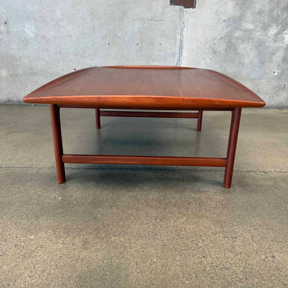 Mid Century Modern Folke Ohlsson Coffee Table For Dux - Denmark / Original Finish