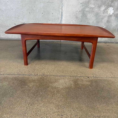 Mid Century Modern Folke Ohlsson Coffee Table For Dux - Denmark / Original Finish