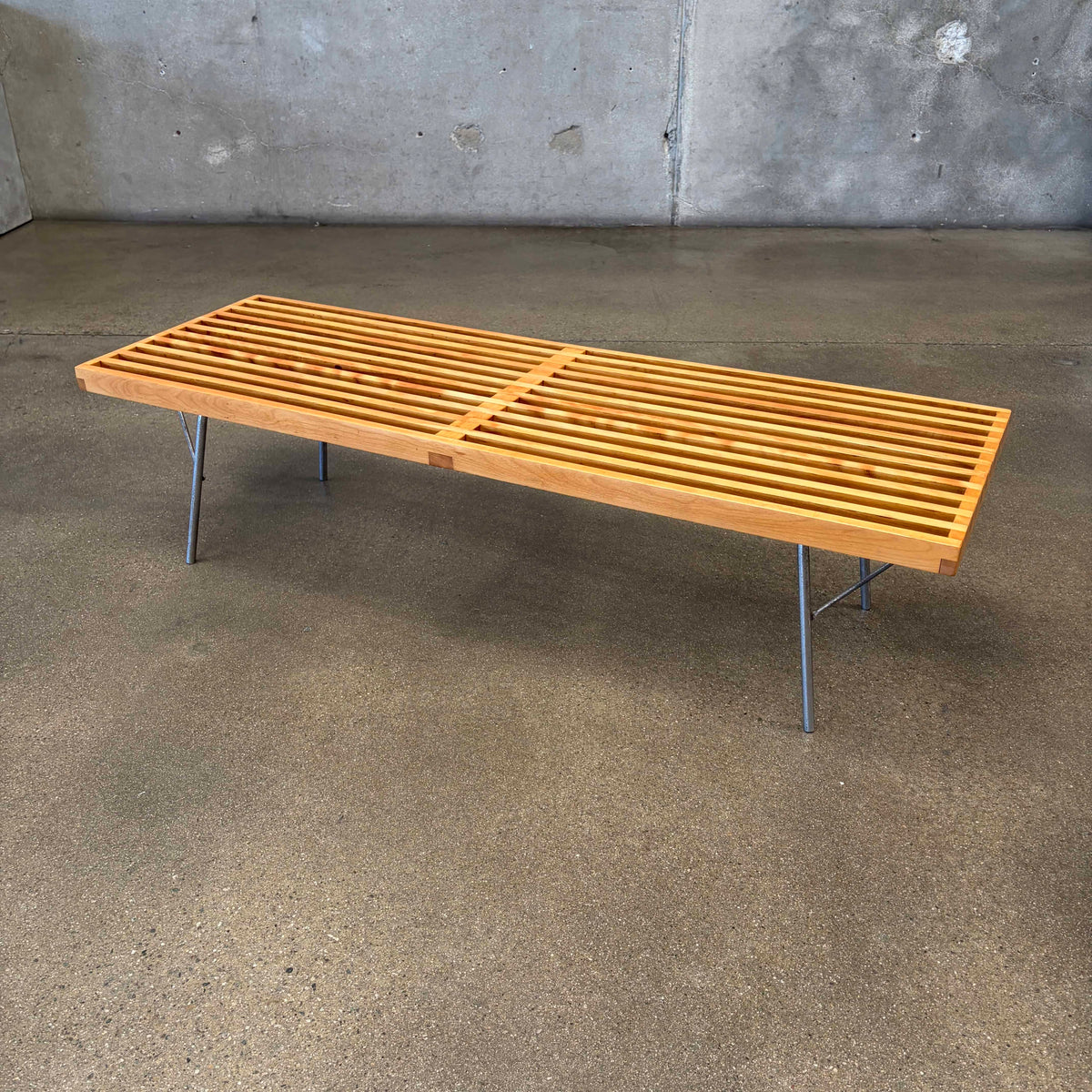 Vintage Herman Miller George Nelson Platform Bench Circa 1950's